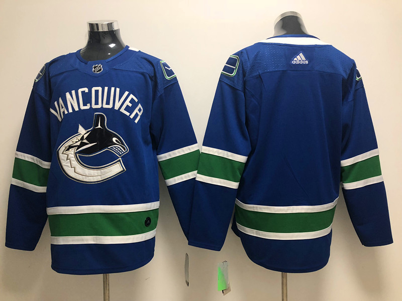Mens Vancouver Canucks Blank adidas Home Blue Player Jersey Mens Vancouver Canucks Blank adidas Home Blue Player Jersey